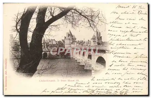 Cartes postales Chatellerault Pont Henri IV
