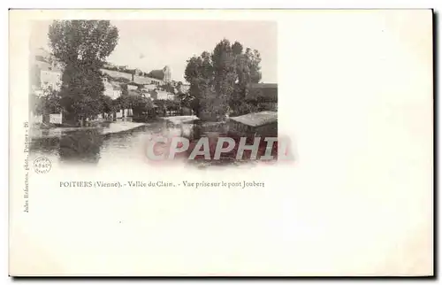 Poitiers Cartes postales Vallee du Clain Vue prise sur le pont Joubert