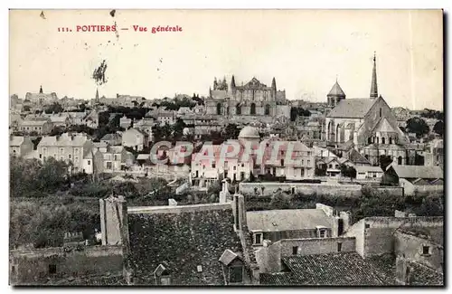 Poitiers Cartes postales Vue generale