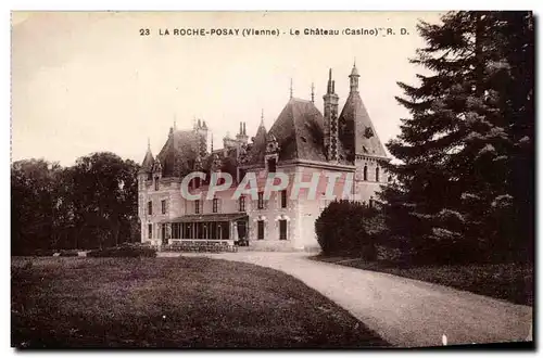 Cartes postales La Roche posay Le chateau ( casino )