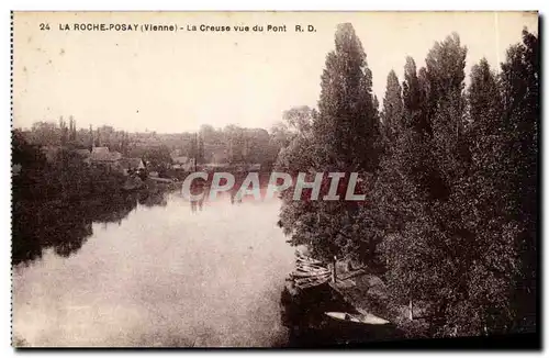 Cartes postales La Roche posay La Creuse vue du pont