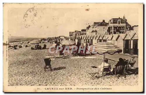 Cayeux sur Mer Cartes postales Perspective des cabines