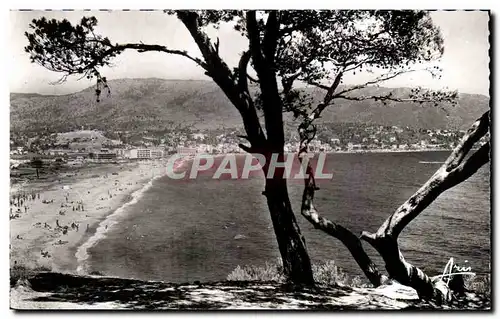 Moderne Karte Le Lavandou La Faviere La plage