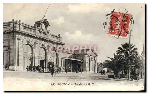 Toulon Cartes postales La gare