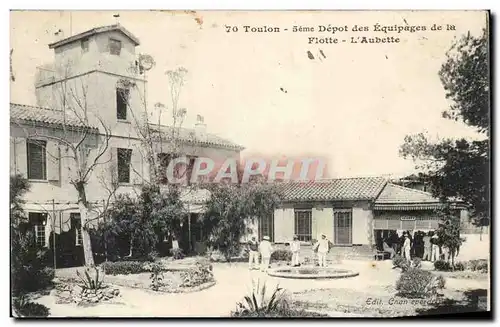 Toulon Cartes postales 5eme depot des equipages de la flotte L'aubette