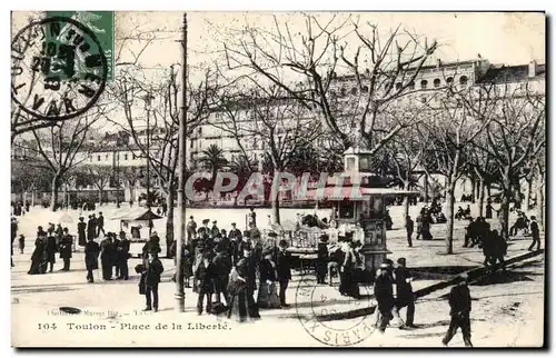 Cartes postales Toulon Place de la Liberte