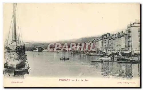 Cartes postales Toulon Le port