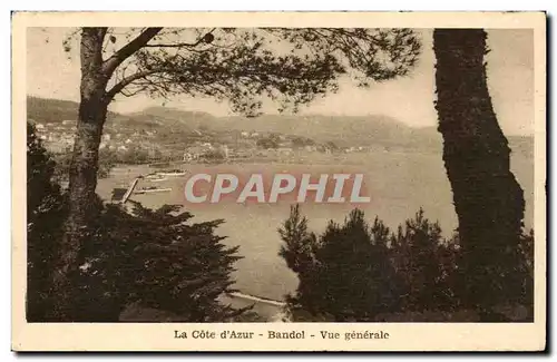 Cartes postales Bandol sur mer Vue generale