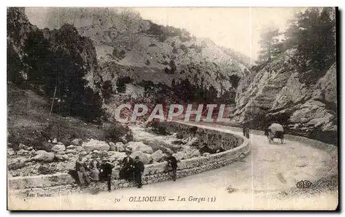 Cartes postales Ollioules Les gorges