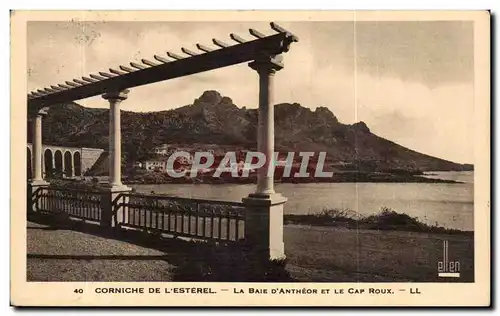 Cartes postales Corniche de l'Esterel La baie d'Antheor et le Cap Roux