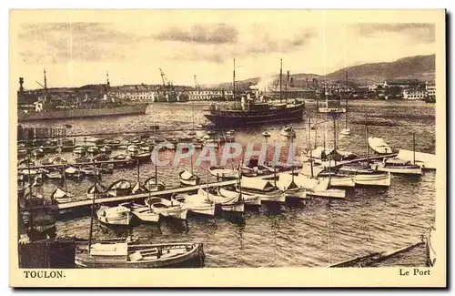 Cartes postales Toulon Le port