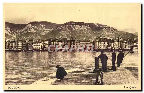 Ansichtskarte AK Toulon Les quais