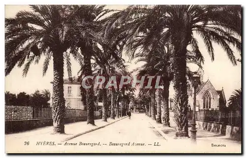 Cartes postales Hyeres Avenue Beauregard