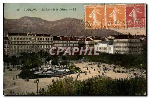 Cartes postales Toulon La place de la liberte