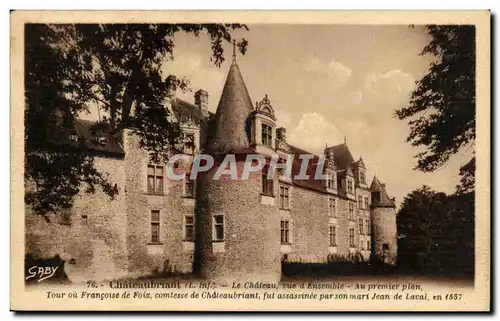 Cartes postales Chateaubriant Le chateau