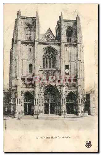 Nantes Cartes postales La cathedrale