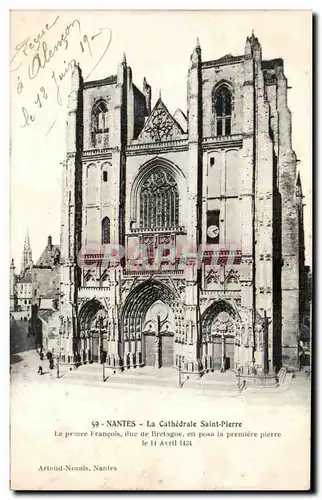 Nantes Cartes postales La cathedrale Saint Pierre