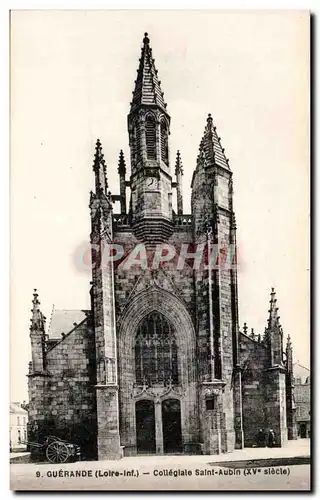 Cartes postales Guerande Collegiale Saint Aubin