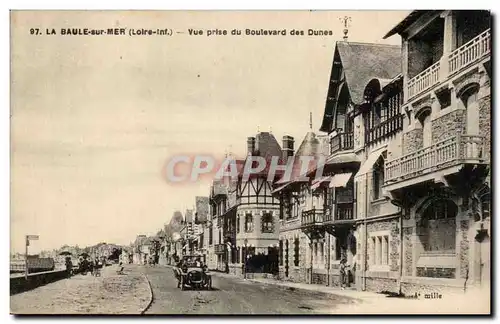 Cartes postales La Baule sur Mer Vue prise du boulevard des Dunes