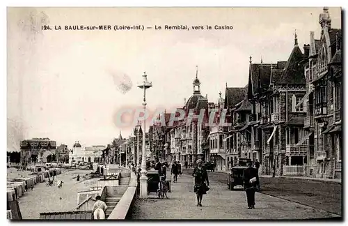 Cartes postales moderne La Baule sur Mer Le remblai vers le casino