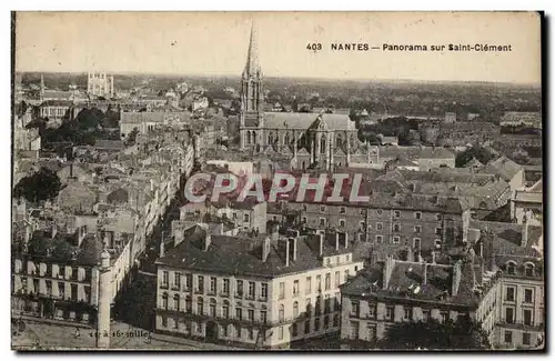 Ansichtskarte AK Nantes Panorama sur Saint Clement