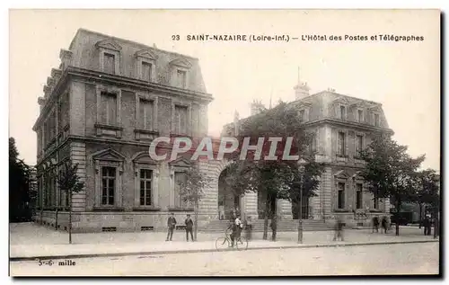 Ansichtskarte AK Saint Nazaire L&#39hotel des Postes et Telegraphes