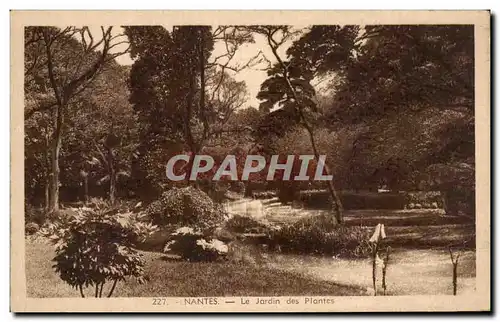 Cartes postales Nantes Le jardin des plantes