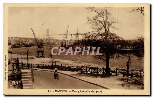 Nantes Ansichtskarte AK Vue generale du port