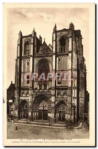 Ansichtskarte AK Nantes La cathedrale Saint Pierre