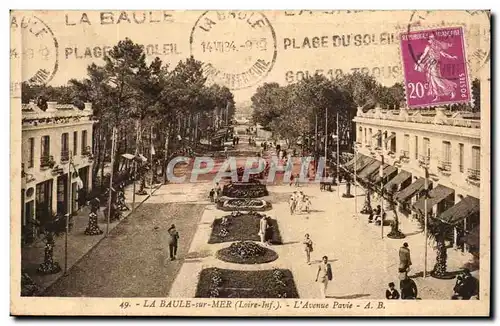 Cartes postales La Baule sur Mer L&#39avenue Pavie