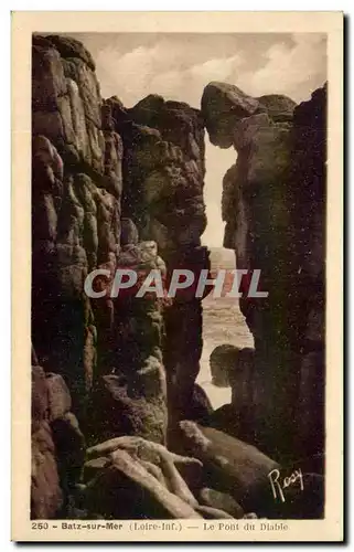 Cartes postales Batz Le pont du diable