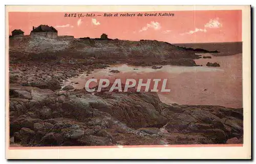 Cartes postales Batz Baie et rochers du grand Mathieu