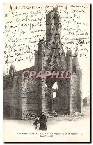 Bourg de Batz Ansichtskarte AK Ruines de la chapelle de ND du Murier