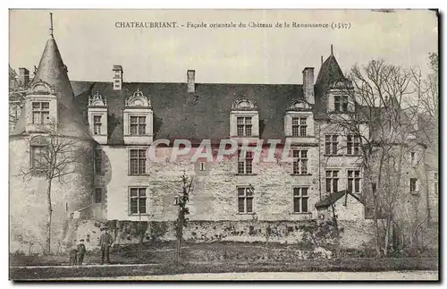 Chateaubriant Ansichtskarte AK Facade orientale du chateau de la Renaissance 1537