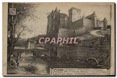 Clisson Cartes postales Le chateau