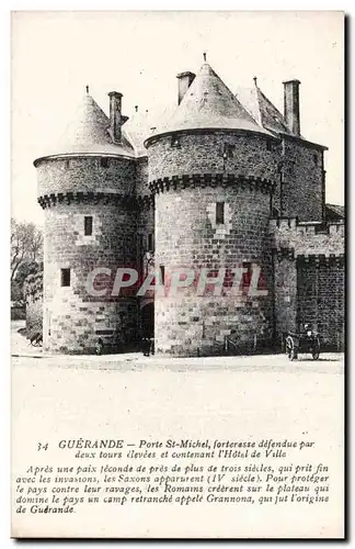 Cartes postales Guerande Porte Saint Michel