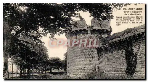 Cartes postales Guerande Tours et remparts de la Gaudinais