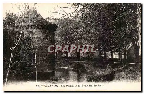 Cartes postales Guerande Les douves et la tour Ste Anne