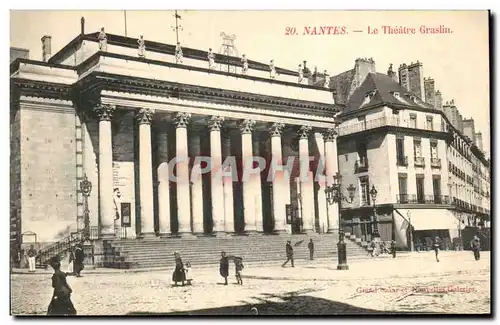 Ansichtskarte AK Nantes Le theatre Graslin