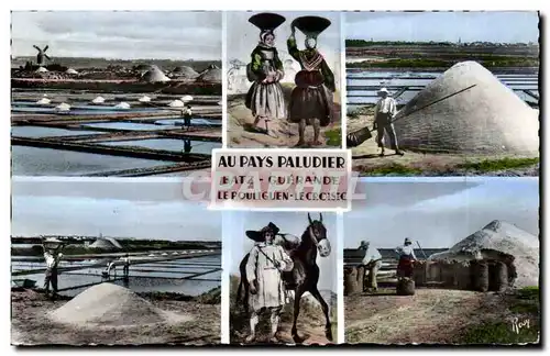 Cartes postales moderne Au pays paludier Batz Guerande Le Pouliguen Le Croisic