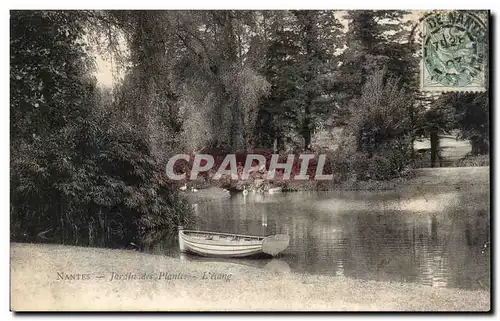 Cartes postales Nantes Jardin des plantes l&#39etang