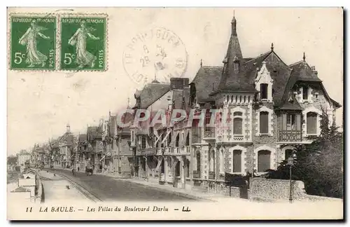 Cartes postales La Baule Les villas du boulevard Darlu