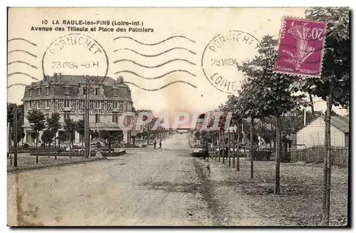 Cartes postales La Baule Avenue des Tilleuls et place des palmiers