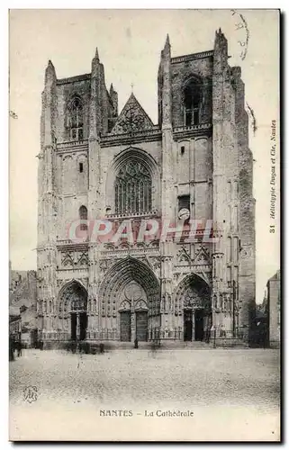 Cartes postales Nantes La cathedrale