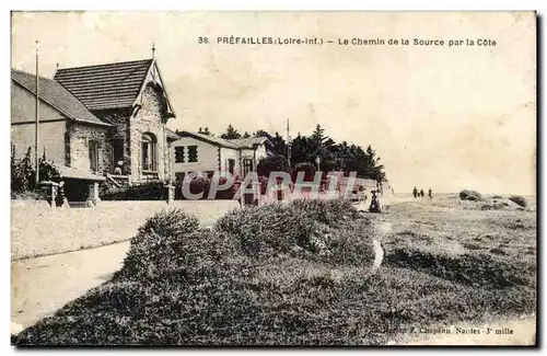 Cartes postales Prefailles Le chemin de la source par la cote