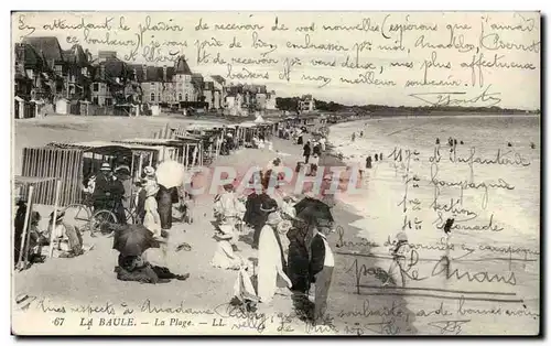 Cartes postales La Baule La plage