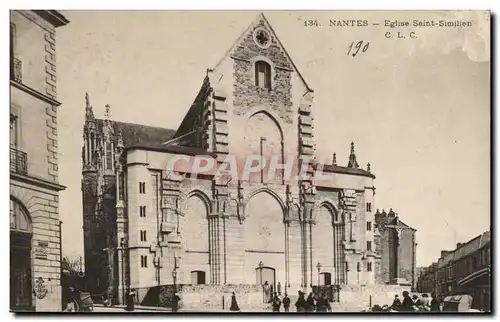 Cartes postales Nantes Eglise Saint Similien