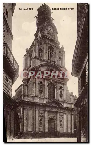 Ansichtskarte AK Nantes Eglise Ste Croix