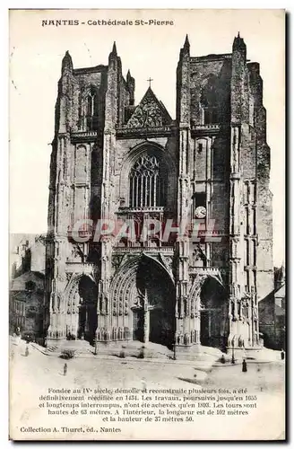 Cartes postales Nantes Cathedrale St Pierre