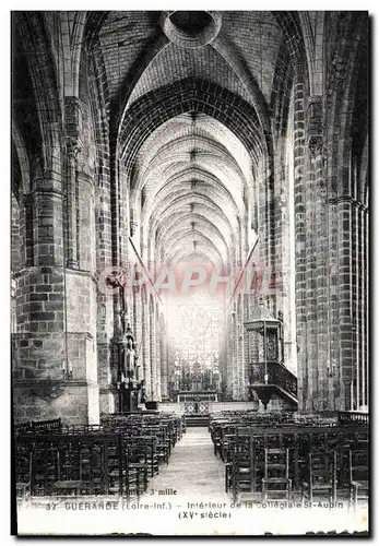 Cartes postales Guerande La collegiale Saint Aubin